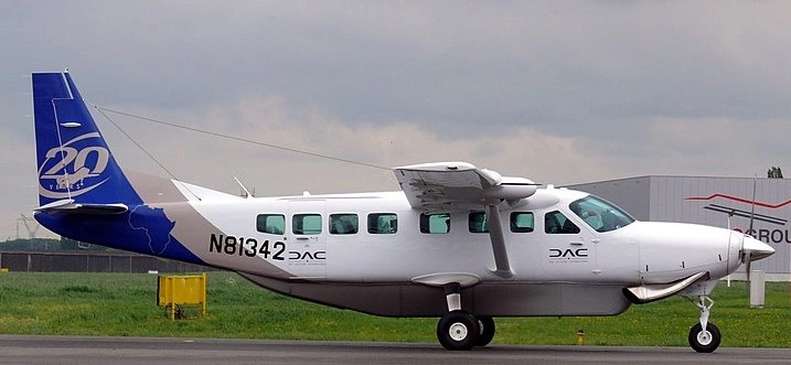 Aviões executivos. Cessna 208 Antwerp