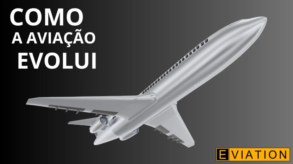 imagem da evolução da aviação