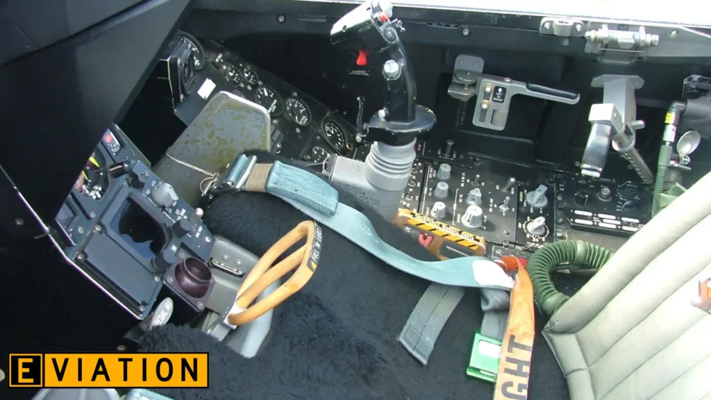 fly-by-wire F-16 cockpit showing side-stick