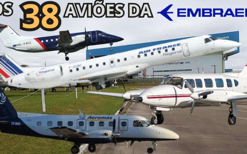 Os 38 Aviões da Embraer