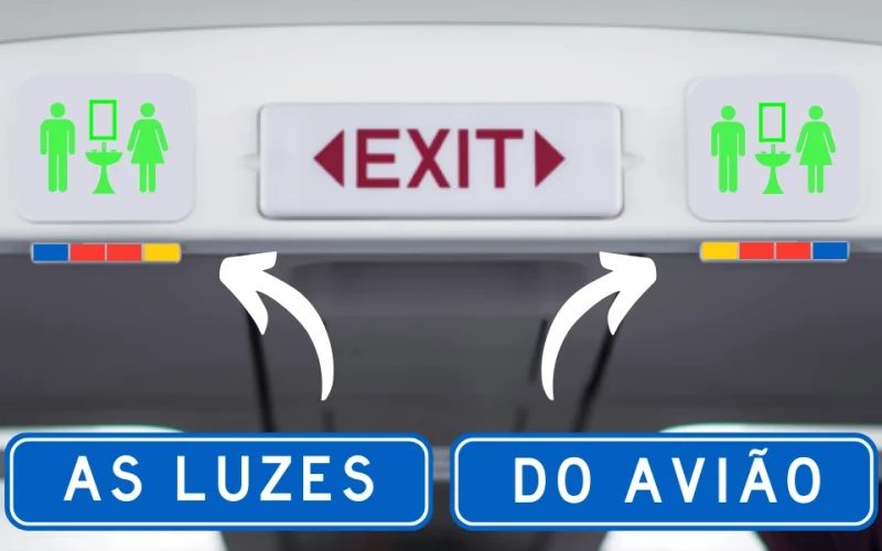 Luzes do Avião